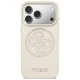 Guess Perforated 4G MagSafe vāciņš iPhone 17 Pro, bēšs