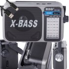 Портативный ретро радиоприемник RDD RD-306 FM/AM с фонариком, серый