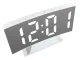 Digital LED Clock with Alarm and Thermometer, White