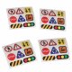 Magnetic Building Blocks - Racing Track and Trains, 140 Pieces