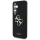 Guess Silicone Big 4G Logo Bottom Script vāciņš Samsung Galaxy S25, melns
