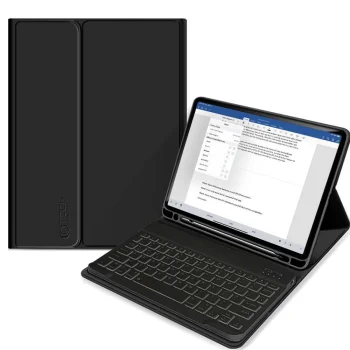 Tech-Protect iPad 10.2" (2019-2021) Keyboard Case SC Pen + Keyboard, Black