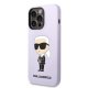 Karl Lagerfeld Silicone Ikonik vāciņš iPhone 14 Pro Max, violets