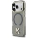 Karl Lagerfeld IML K Head Logo MagSafe чехол для iPhone 17 Pro Max – Черный