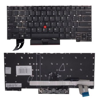LENOVO ThinkPad T14s klaviatūra ar TrackPoint melna