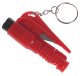 Safety key ring hammer knife