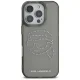 Чехол Karl Lagerfeld IML Rhinestones Karl Head для iPhone 16 Pro, Черный