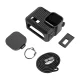 Silikona vāciņš Puluz PU717B priekš GoPro HERO 4K 2024 ar piederumiem, melns
