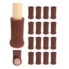 Mēbeļu kāju uzgaļi 16 gab. brūni | Furniture leg caps 16pcs brown