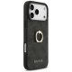 Guess 4G Ring Stand vāciņš iPhone 17 Pro Max, melns
