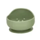 Children\'s silicone tableware set with crab plate, 19 pieces, green