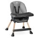 Nukido Tilo bērnu barošanas krēsliņš, pelēks/melns