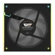Datora ventilators Darkflash DM8 LINE PWM ARGB, melns