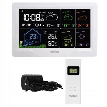 Meteo 05SP401 Wi-Fi meteoroloģiskā stacija ar laika prognozi