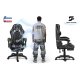 Gaming Chair with Footrest Specter Sofotel Ergonomic Swivel, black