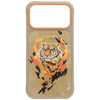 Nimmy Tiger MagSafe vāciņš Apple iPhone 17 Pro Max gaiši brūns