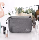 Travel Folding Cosmetic Bag, Hanging Toiletry Bag, Gray