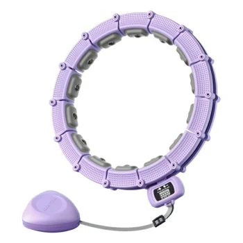 Masāžas vingrošanas riņķis Hula Hoop ar svaru un skaitītāju