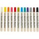 Acrylic Marker Set for Fabric, Stones and Glass, 12 pcs