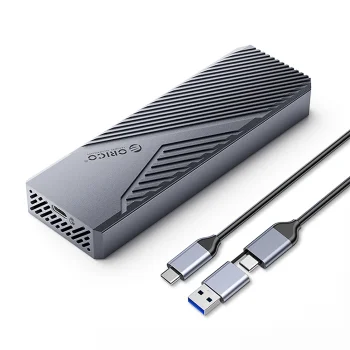 Внешний корпус Orico CNM2-G20 M.2 NVMe USB-C 3.2 20 Гбит/с, серый