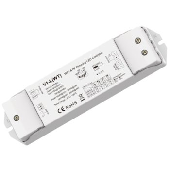 Умный LED контроллер V1-L(WT) Tuya Wi-Fi RF 12-48V 15A Диммер