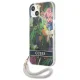 Чехол Guess Flower Strap для iPhone 13 mini, Синий