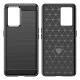 Carbon Case vāciņš Realme GT Neo 3 telefonam, TPU, melns