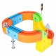 Magnetic Building Blocks - Racing Track and Train, 65 Pieces