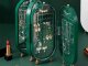 Foldable Jewelry Organizer with Mirror, Green