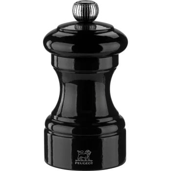 Peugeot Bistro Salt Mill 10 cm, Lacquered Wood, Slate Grey