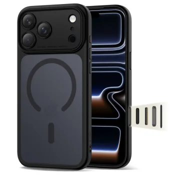 Tech-Protect Magpeak MagSafe vāciņš iPhone 17 Pro Matte Black