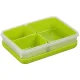 Emsa Clip&Go 518098 pusdienu kārbiņa 1,2 l, caurspīdīga/zaļa