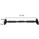 Adjustable Doorway Pull-Up Bar Trizand 24784, up to 180 kg, Black