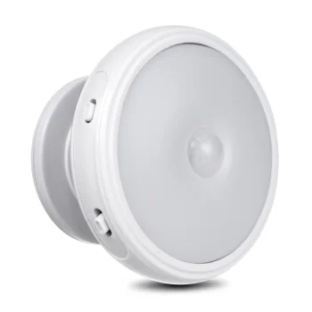 Maclean MCE223 LED Lamp with Motion Sensor and Magnetic Base, White