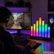 RGB LED stāvlampa ekvalaizers 7 kolonnas USB Music Sync