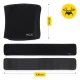 4FIZJO Neoprene Slimming Waist Belt, Black