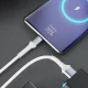 Кабель 3mk Hyper Cable N-SERIES USB-A / USB-C 1м 18W, белый