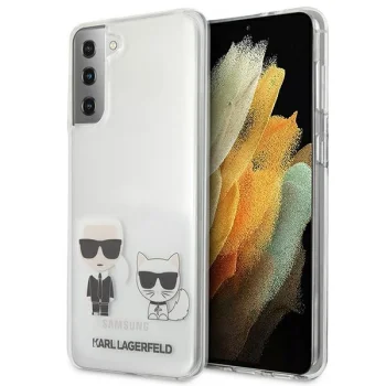 Чехол Karl Lagerfeld для Samsung Galaxy S21+ Karl & Choupette, прозрачный