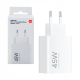 Xiaomi MDY-17-EF 45W USB-A sienas lādētājs – balts