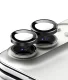 Ringke Camera Frame Protector kameras aizsargstikls iPhone Duo, melns, 2 gab.