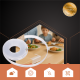 Ruhhy 25786 Furniture Edge and Corner Protector Tape, Transparent, 3m