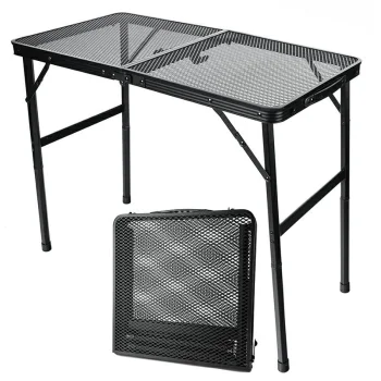 Складной алюминиевый туристический стол Gotel L71D1, 80x40 см