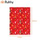 Ruhhy Christmas Flannel Blanket 150x200 cm, Red