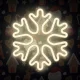 Forever Neon Декоративная Светодиодная Лампа Рисунок Освещение, Snowflake...