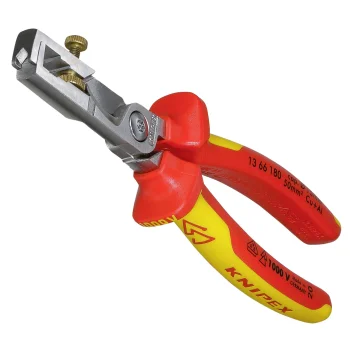 KNIPEX 13 66 180 StriX kabeļu šķēres ar vadu izolācijas noņemšanas funkciju