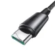 Joyroom S-A50 USB-A uz USB-C kabelis ar magnētisko organizatoru, 3A, 1.2m, pelēks