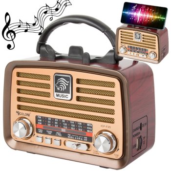 Колонка Мобильное Радио Fm Am Bluetooth с Антенной | Speaker Mobile Radio