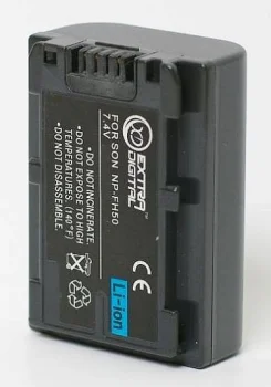 Аккумулятор Extra Digital для Sony NP-FH50 1050mAh