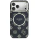 Guess IML Peony Dot MagSafe Phone Case Cover iPhone 17 Pro Max - Black
