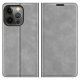 Apple iPhone 13 Pro 6.1\'\' Wallet Leather Protective Case Cover, Gray